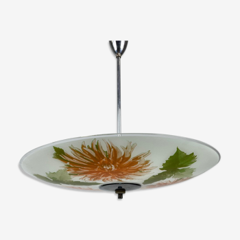Suspension en verre par Zukov, Tchécoslovaquie, années 1960