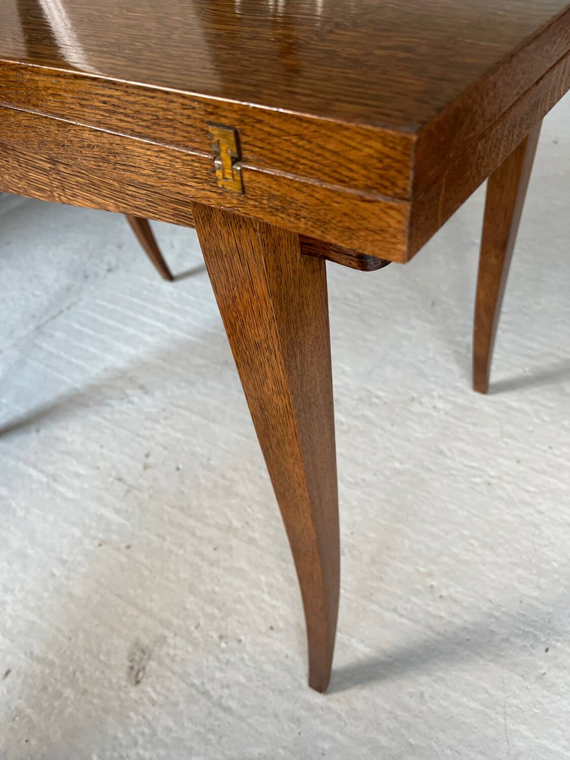 Two-tone art deco gaming table / portfolio desk