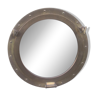 Miroir hublot en laiton 34x47cm
