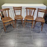 4 Baumann / Luterma bistro chairs, 1960s