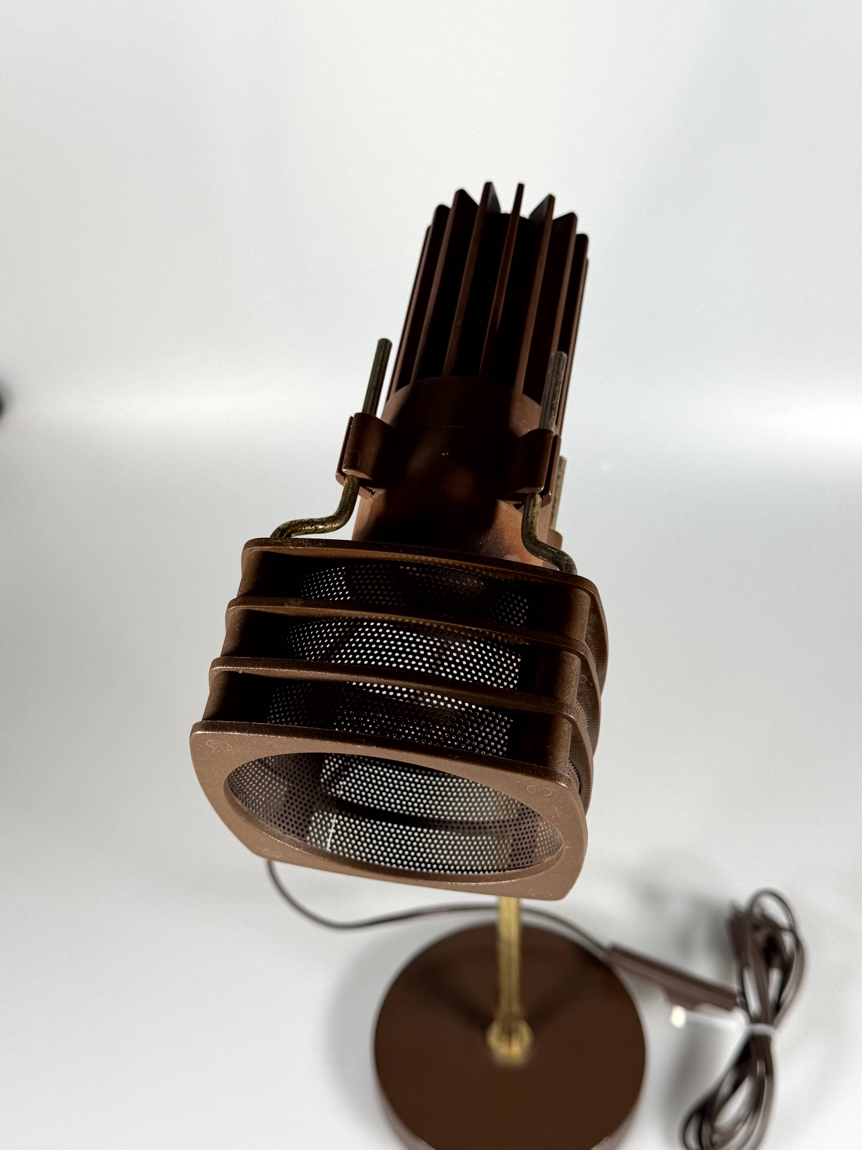 1960s 1970s Table Lamp Desk Lamp Space Age Design Metal Plastic