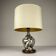 Vintage silver table lamp man and woman by Ottaviani, Italy, 1970s.