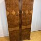 Armoire de garçon Art Déco vintage brocante en ronce de noyer 1920-1930