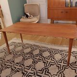 1960s solid teak coffee table