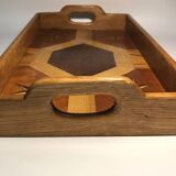 Wooden serving tray