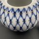Lomonosov porcelain sugar bowl LFZ – Cobalt net pattern – Russia,