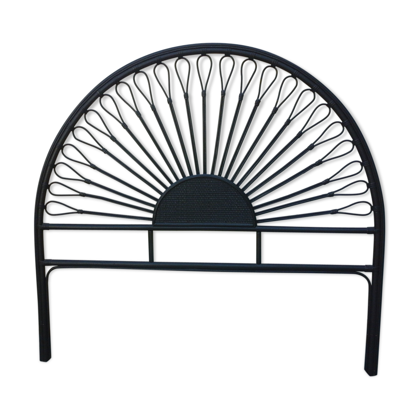 Headboard rattan for 2 people