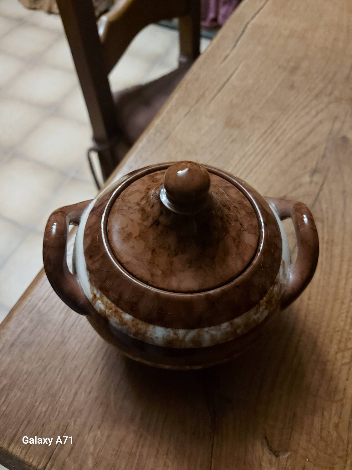 Art Deco coffee or tea service by Digoin Sarreguemines