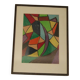 Swedish Mixed Media/Oil Pastel on Panel –“Ritad 66” by Ann Wazzgren