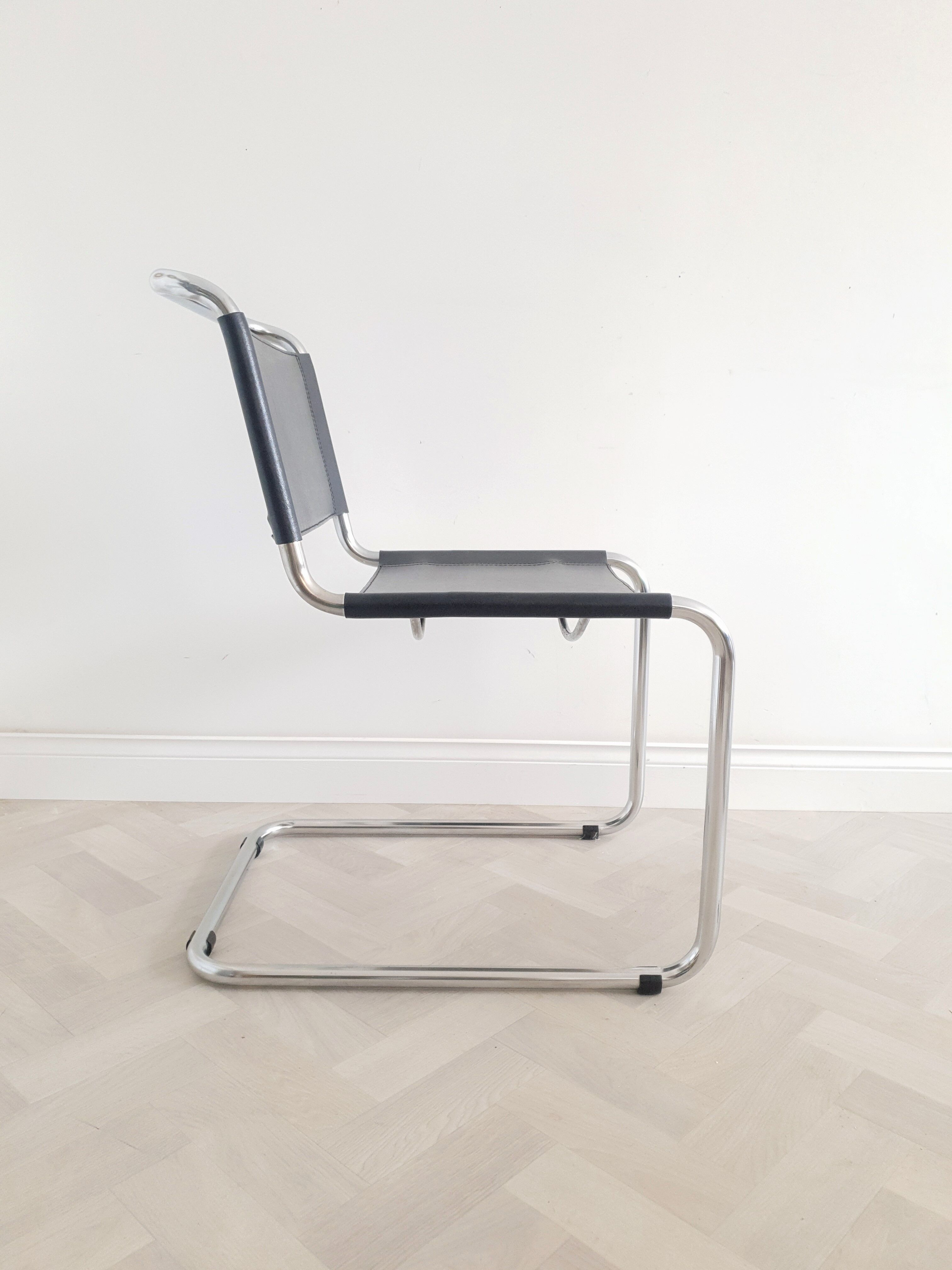 Set of 6 chairs B33 by Marcel Breuer