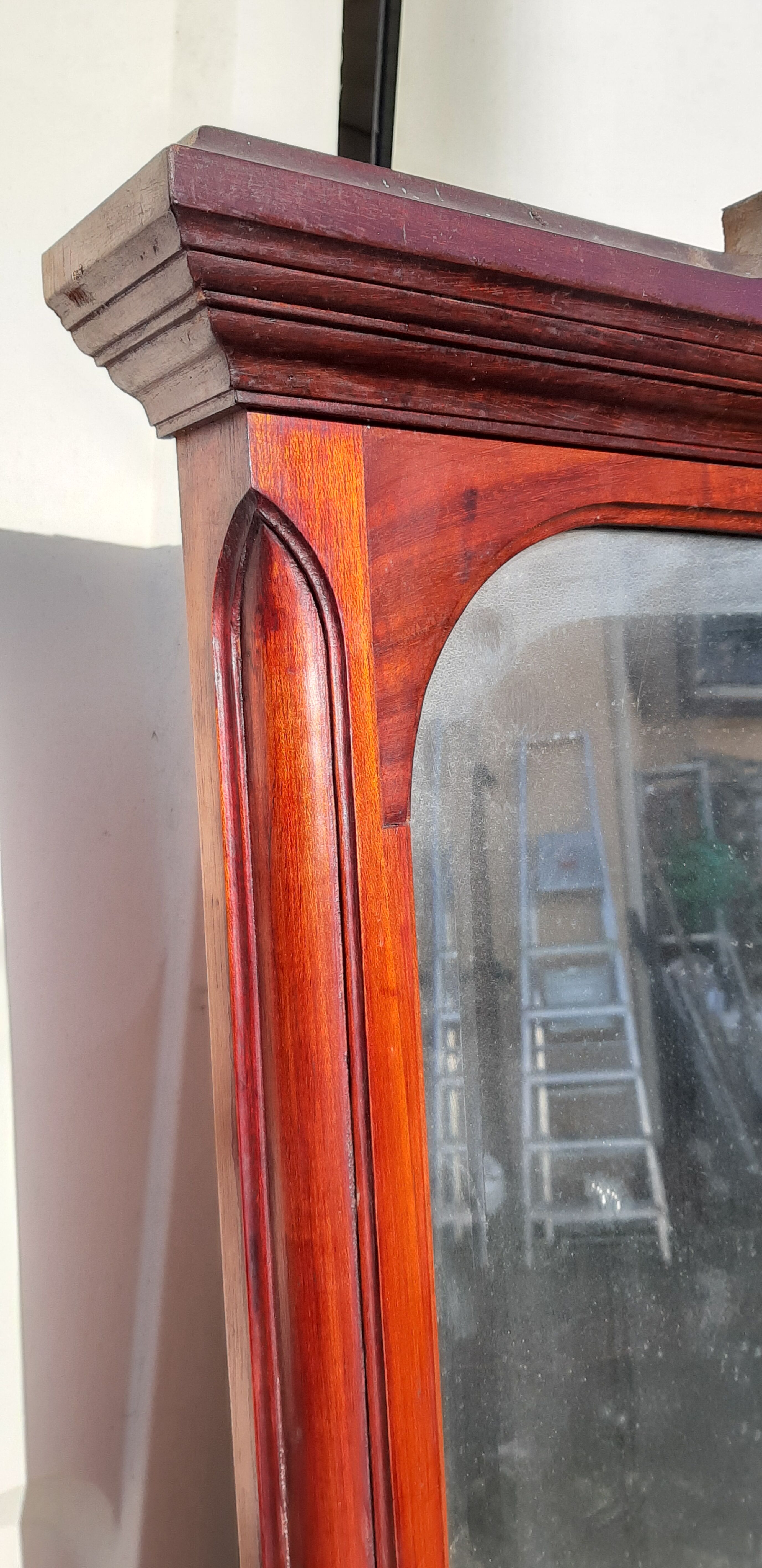 Mirror 1900 mahogany and bile 87x170cm