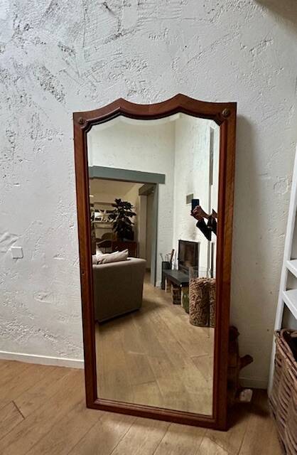 Large beveled mirror