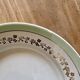 Set of 12 white, mint and gold soup plates, Mosèle de Luné model
