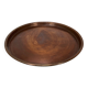 Vintage handcrafted XL round brass tray