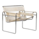 "B3 Wassily" armchair in fabric by Marcel Breuer for Gavina, 1925.