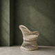 Fauteuil enfant en rotin vintage