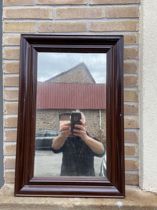 Miroir glace vintage style Louis Philippe 63x41cm