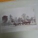 Old photograph from 1900 of a carriage, coachman, and horses.