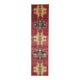 Vintage Turkish Oushak Handmade Wool Cotton Red Runner Rug 73x325