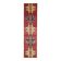 Vintage Turkish Oushak Handmade Wool Cotton Red Runner Rug 73x325