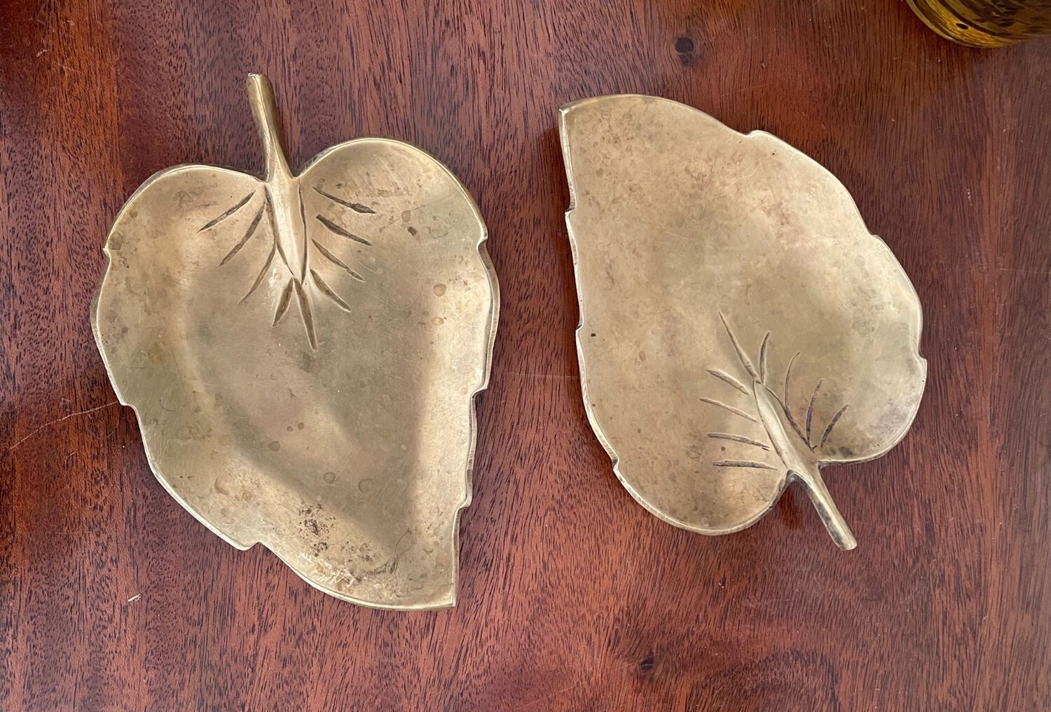 Brass leaf trays