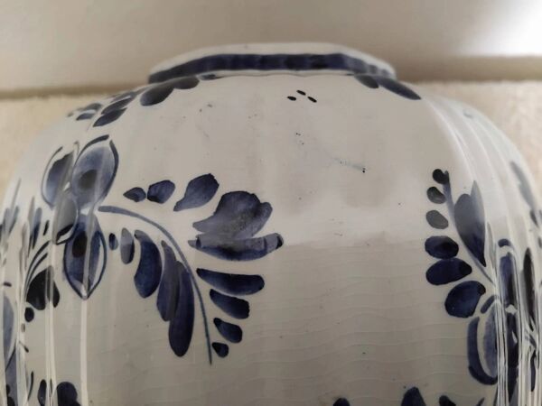 Vase / Potiche Vintage De DELFT Peint A La Main Signé