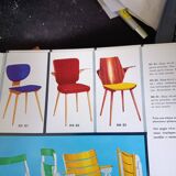 Pair of Baumann chairs No. 831 G1 "design Max Bill" 1960