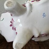 Antique Desvres earthenware planter
