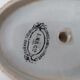 White porcelain coquetier creil et montereau