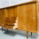 Danish mid-century oak highboard by H.W. Klein for Bramin, 1960s