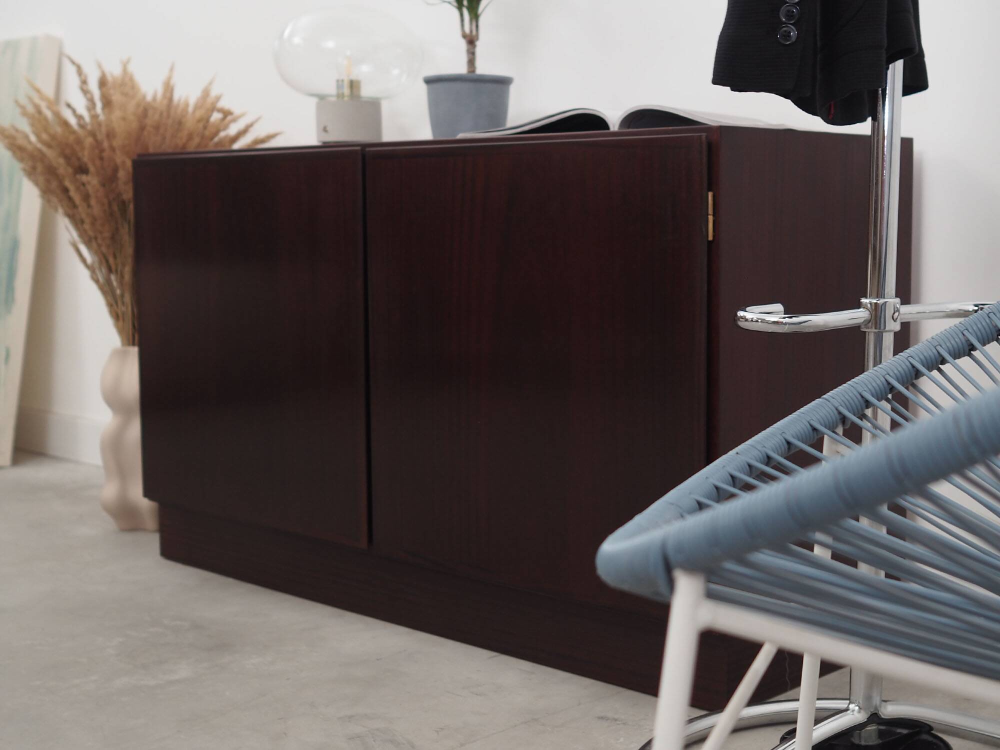 Mahogany cabinet, Danish design, 1960s, manufacturer: Omann Jun