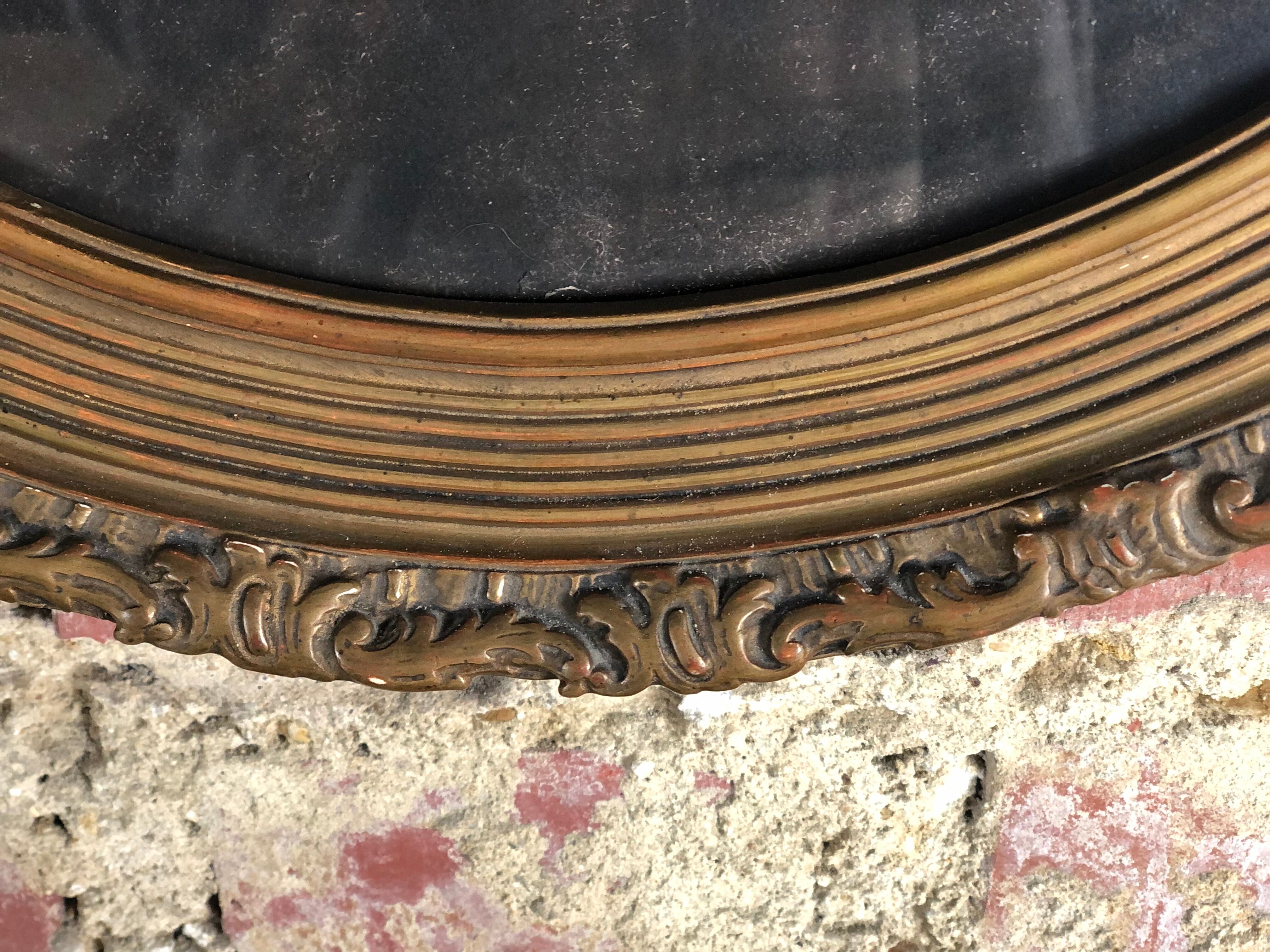 Pastel on paper "Portrait of the Gentleman" framed under glass XIX em