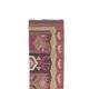 Vintage Turkish hallway rug 77x642 cm