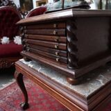 Start with ten drawers in mahogany