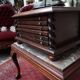 Start with ten drawers in mahogany