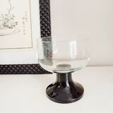 Set of 10 glasses on foot cuts