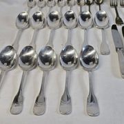 87-piece household cutlery set from Christofle, Versailles model, in metal.