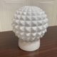 Pair of opaline and porcelain wall lights scandinavian design 1950.
