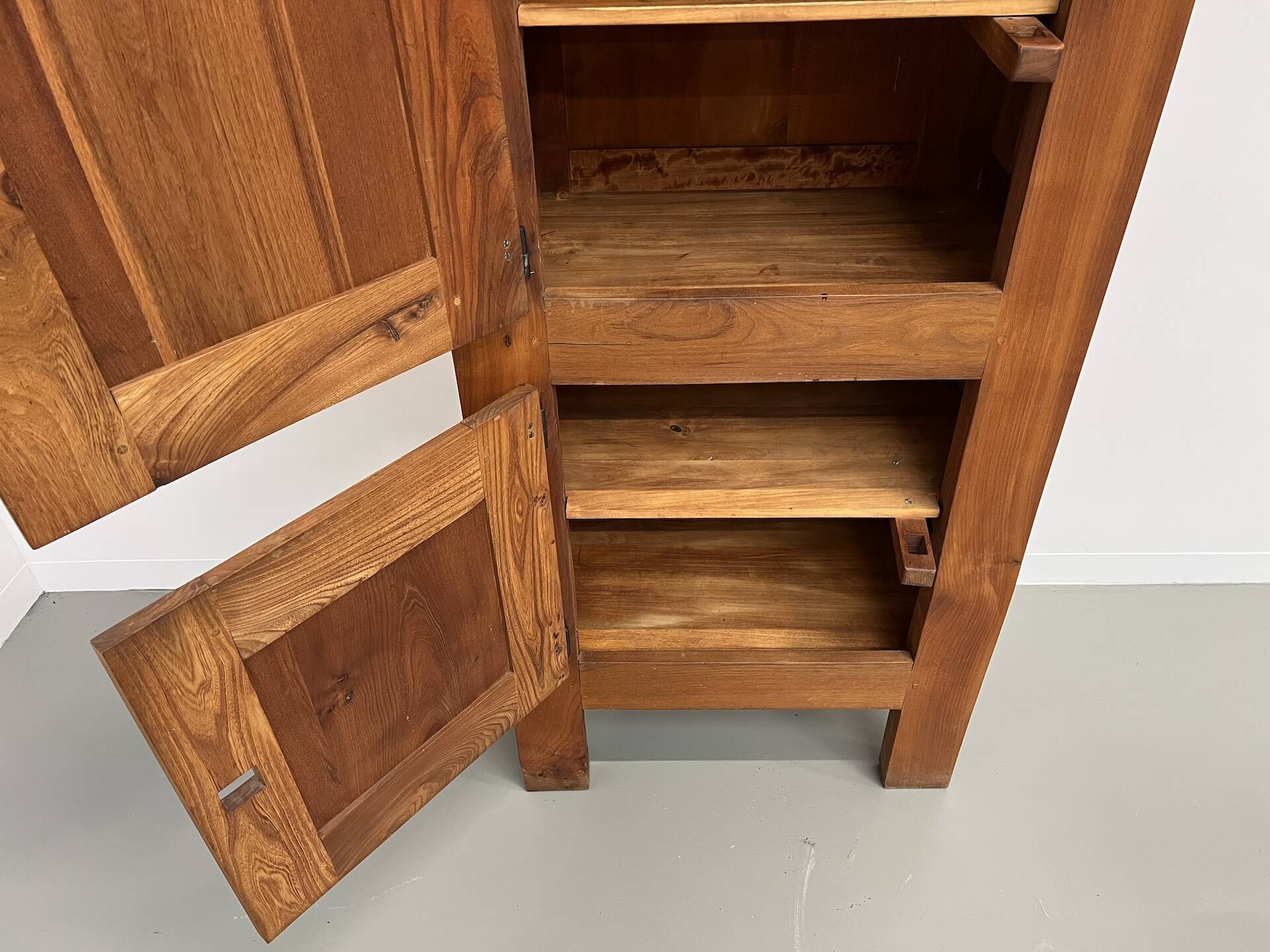 Small brutalist 50s bonnetiere wardrobe