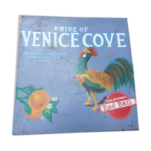 Plaque publicitaire oranges venice