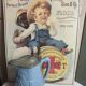 American vintage tin sign