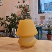 Lampe opaline Mushroom Habitat Vintage