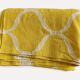 Vintage Moroccan Hand Loomed Yellow and Ivory Wool Rug, Late 20th Century