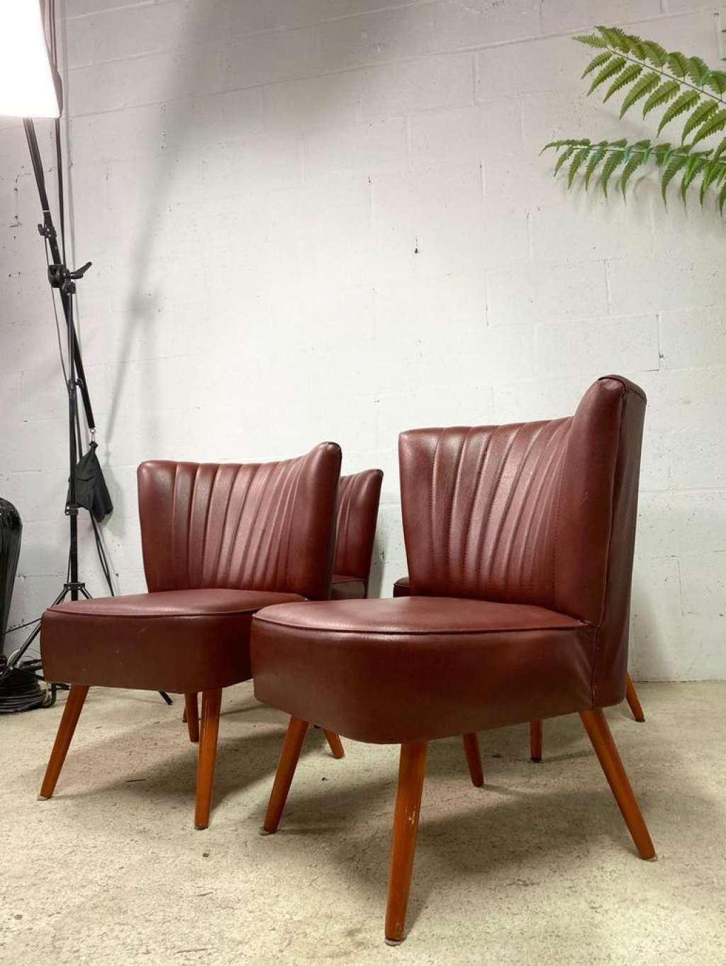 Vintage cocktail chair armchair single-seater