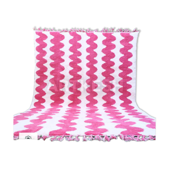 Handmade natural Berber rug 3x2 m