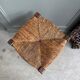Vintage straw stool