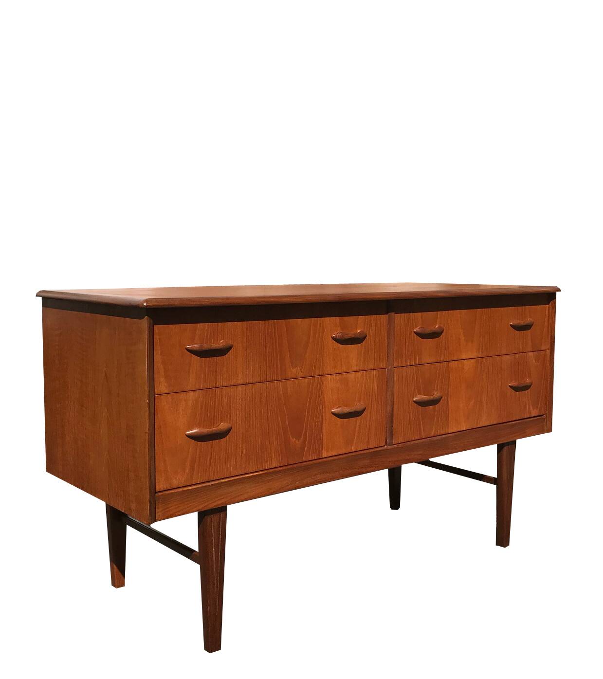 Small English teak sideboard from the 1960s.