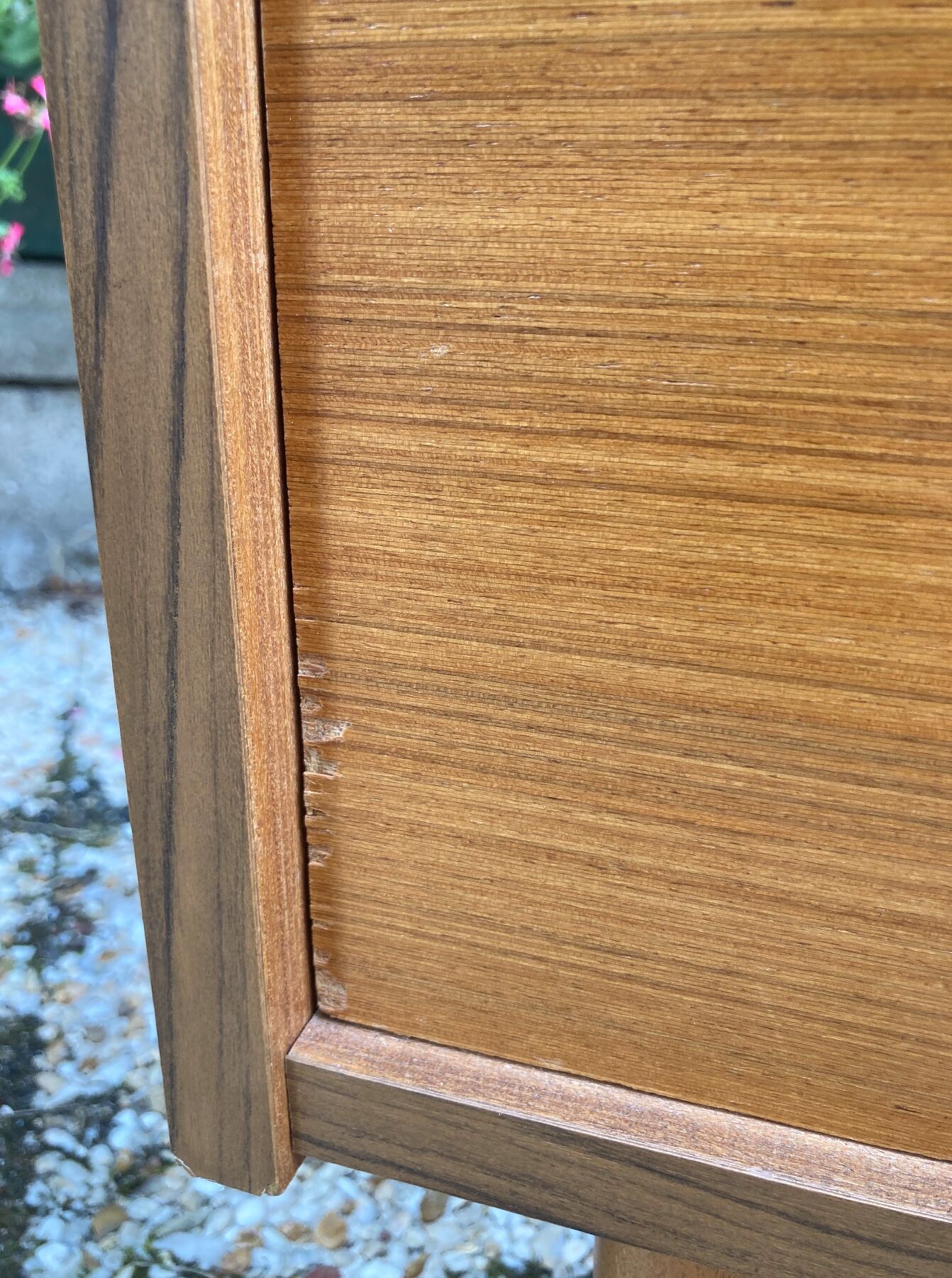 Vintage rag chest of drawers from the 60s