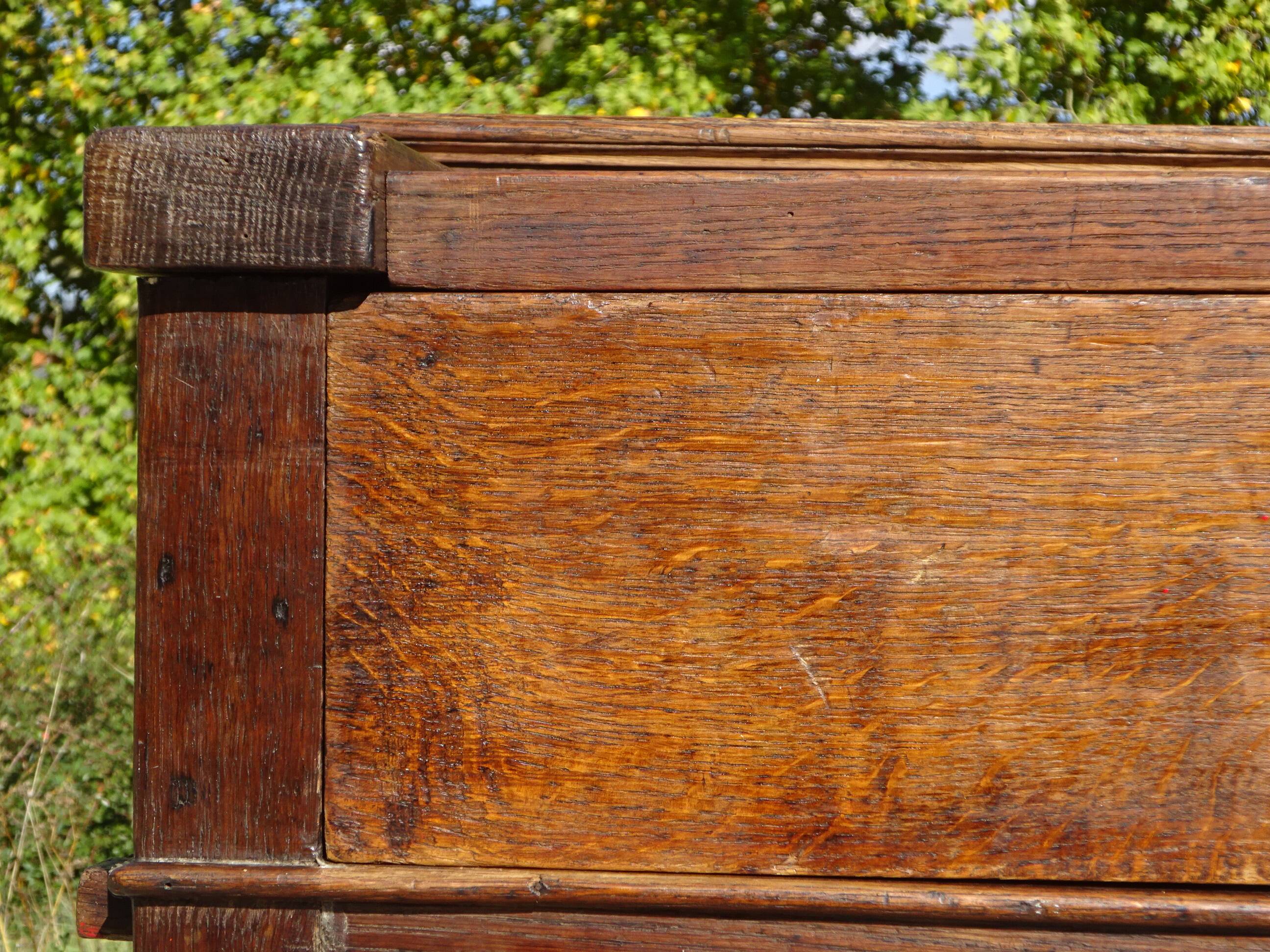 Office furniture, old glove maker's table.