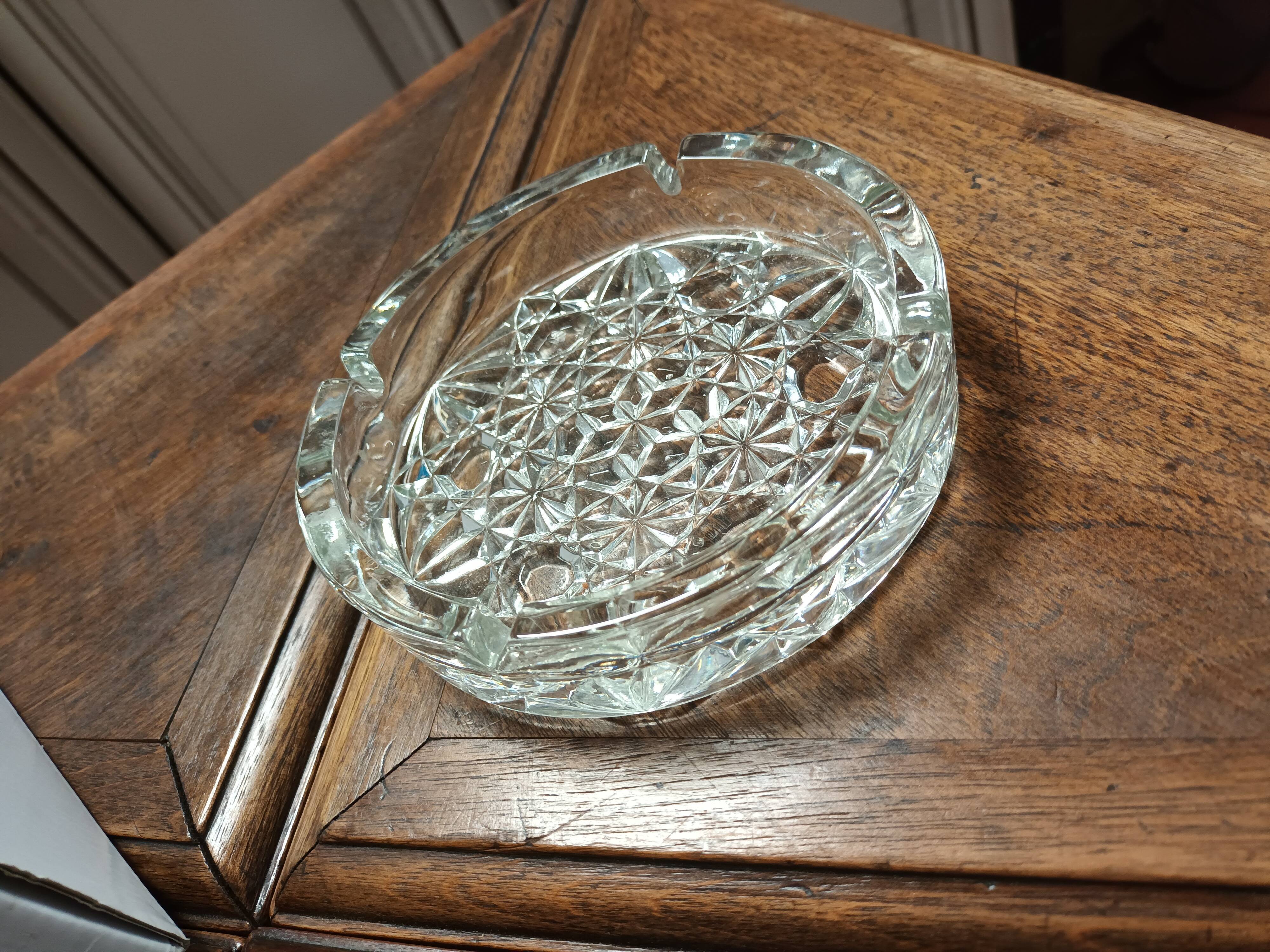 Crystal ashtray